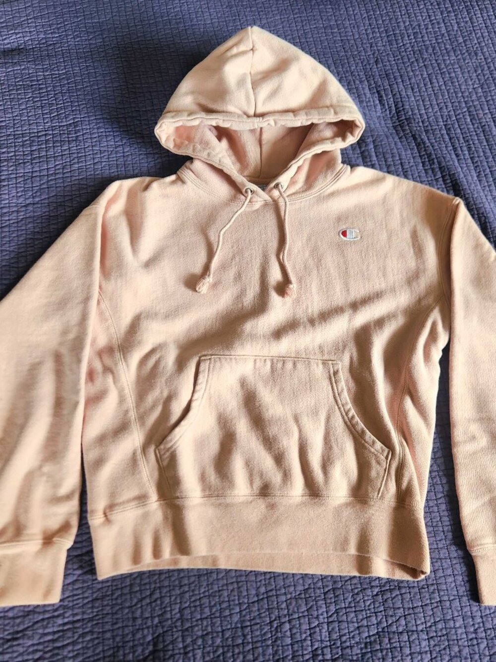 Champion Reverse Weave Hoodie - Women’s Medium - Light Pink